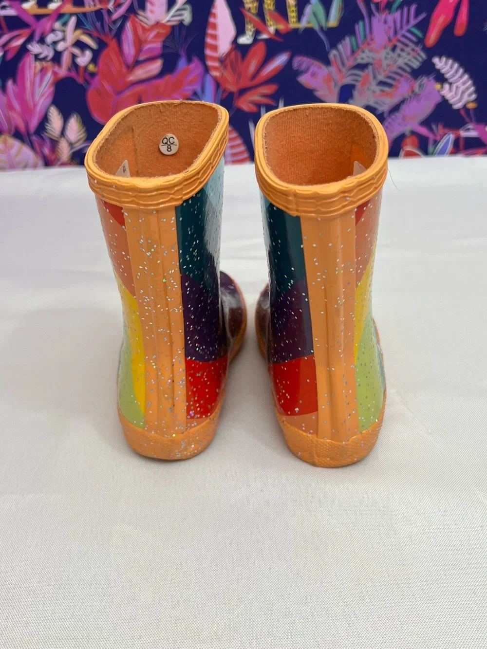Hunter Kids' Multicolor Confetti Rain Boots Size 6